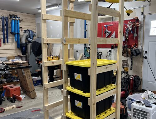 27 Gallon Storage Tote Rack